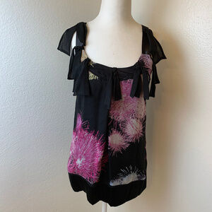 Diane Von Furstenberg Silk Top. Sz 0